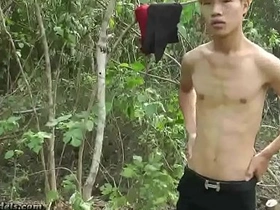 亚洲瘦猴裸体射精 chinese rent small fry blissful porn
