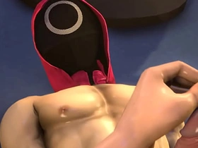 鱿鱼游戏同人——轮休的圆圈守卫 chinese jubilant porn gif